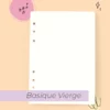 pack page vierge recharge bullet journal