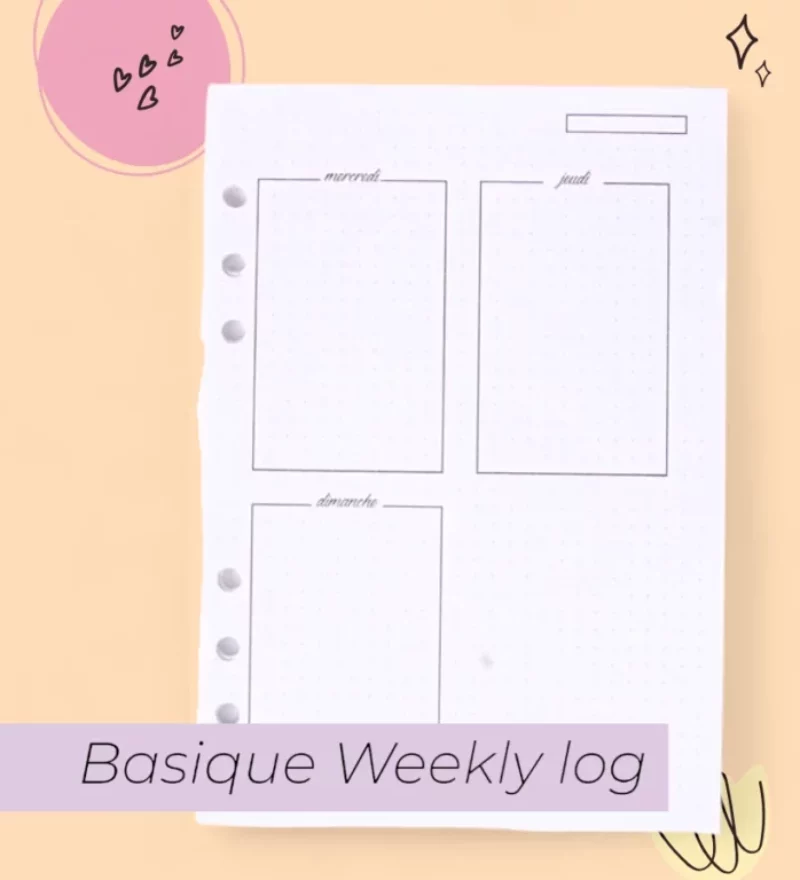 Basique Weekly Log