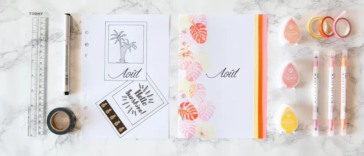 customisation-page-mois-aout-bullet-journal