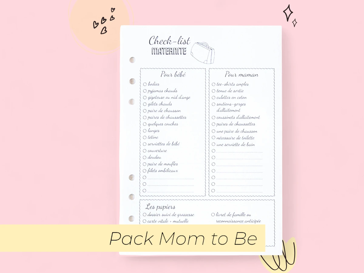 Pack Mom to be - Recherges bullet journal Make Your Bullet