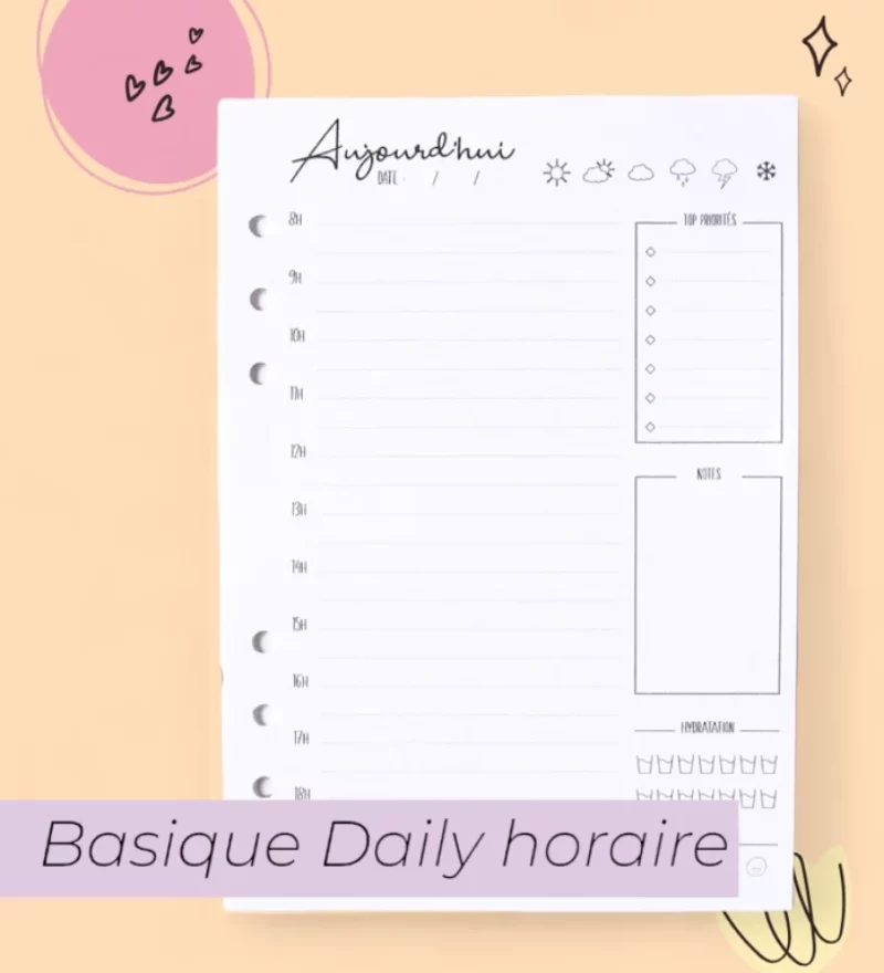 Basique Daily Log Horaire