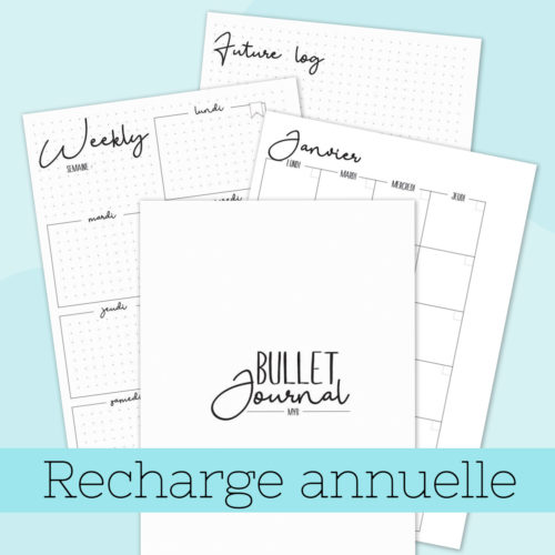 Recharge annuelle perpétuelle - à imprimer soi-même