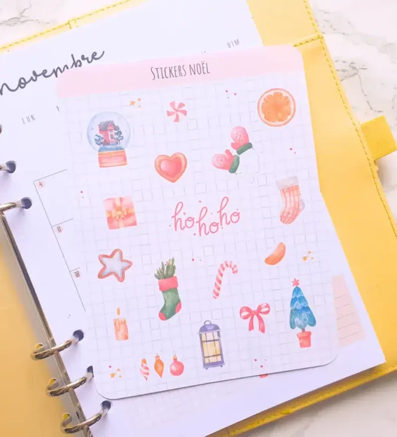 Stickers Noël Gourmand
