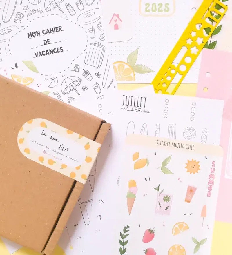 Box Été Bullet Journal