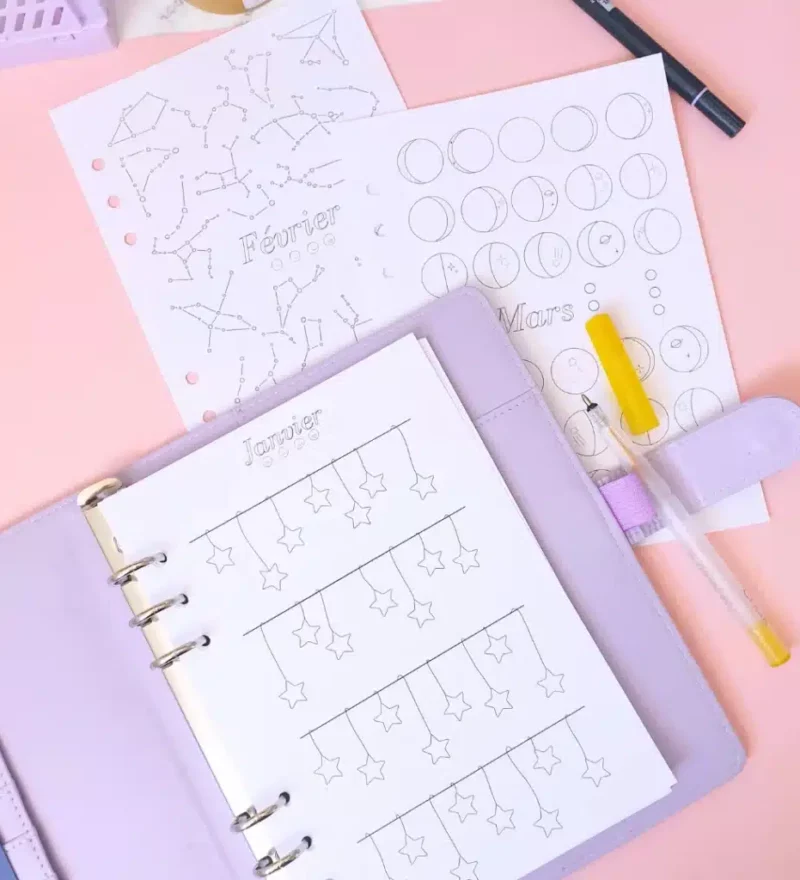 Mood Trackers Hiver - Nuits d'hiver