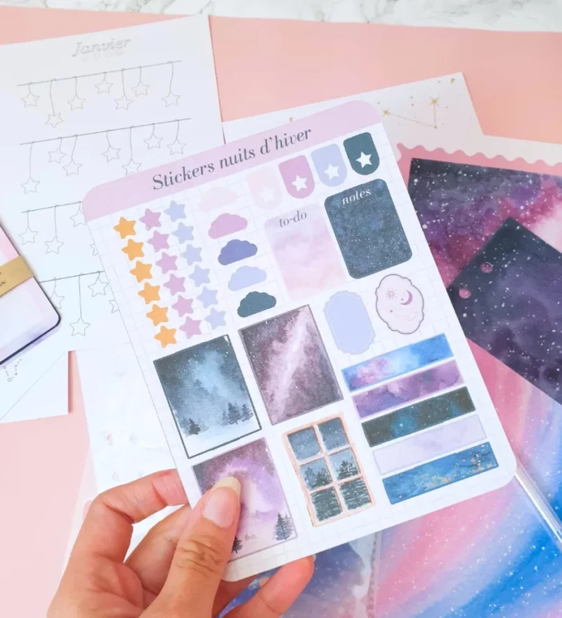 Stickers Nuits d'hiver